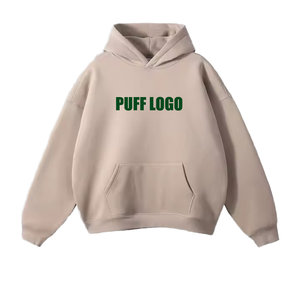 Felpe da <span class=keywords><strong>uomo</strong></span> 100% in cotone 420gsm oversize a tracolla con <span class=keywords><strong>cappuccio</strong></span> <span class=keywords><strong>felpa</strong></span> ricamata in pile pesante <span class=keywords><strong>felpa</strong></span> da <span class=keywords><strong>uomo</strong></span> - Product Image 4