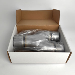 विनेअब कस्टम दोहरी आउटलेट अल्युमिनेज्ड स्टील कार मफलर एक्स एच वाई प्रकार वेल्ड एक्स पाइप संशोधित निकास के लिए - Product Image 3