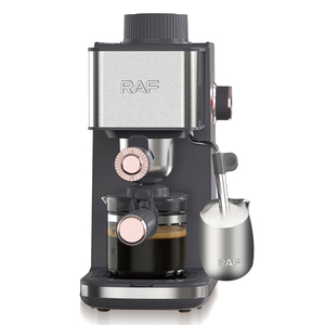 Cafetera de Goteo RAF de 800W con 5 Bares y Capacidad de 240ml, Cuerpo de Acero Inoxidable, Interruptor Giratorio para Preparar Café en Casa - Product Image 4