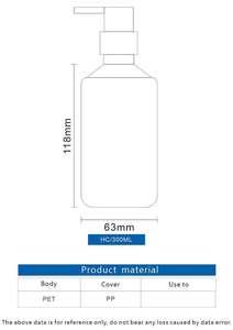 ขวดน้ำมันใส่ผม PET ใส 300 มล. ขวดพลาสติกเปล่าสำหรับใส่<span class=keywords><strong>โลชั่น</strong></span>บำรุงผม พร้อมหัวปั๊มสเปรย์ ขวดใส่ครีมนวดผม - Product Image 2