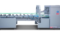Machine automatique électrique grand format pour boîtes en carton ondulé JY1224/1628/1632, robuste, pour la couture et le collage de boîtes à pièce unique, avec traitement chimique