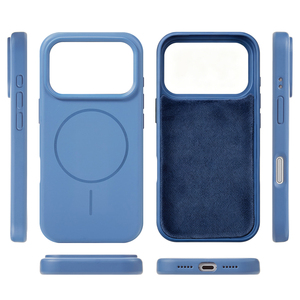 เคสโทรศัพท์ซิลิโคนเหลวแบบแม่เหล็กสำหรับ iPhone 17 Pro Max 10 สีลูกกวาด ป้องกันเต็มรูปแบบ ผิวสัมผัสนุ่ม รองรับการชาร์จไร้สาย - Product Image 5