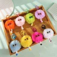 En gros, Mini porte-clés mignon en peluche, pendentif de sac en forme de figurine d'animal en peluche, breloque de sac en peluche tendance pour filles