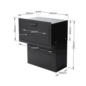 LARASON OEM/ODM Fabrication sur mesure de boîtes de <span class=keywords><strong>livraison</strong></span> sécurisées pour <span class=keywords><strong>colis</strong></span> et <span class=keywords><strong>colis</strong></span> postaux en métal pour l'extérieur et les résidences - Product Image 5