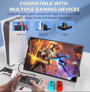 Moniteur de jeu portable 14 pouces 60Hz FHD 16:10 4ms 100% SRGB IPS HDR HD, deuxième écran pour ordinateur portable, écran tactile - Product Image 6