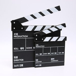 Master Gu Wooden Clapperboard 30cmx27cm Director Film Production Prop Photography Accessory Photo Booth Decor - Product Image 4