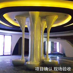 Colonne en pierre contemporaine pour installations de loisirs, design solide, pilier décoratif moderne - Product Image 3