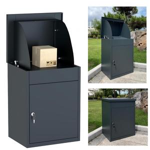 Rustproof Outdoor Secure Parcel Mailbox <strong>White</strong> Powder Coating Metal <strong>Letterboxes</strong> for Posts Steel Material - Product Image 5