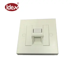 RJ11 RJ45 Frontplatte Wand steckdose Wand platte Frontplatte 1-Port 2-Port 4-Port Netzwerk Telefonbuchse Steckdose Montage platte