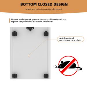 Cassettiera <span class=keywords><strong>Mobile</strong></span> Anti-Ribaltamento Impermeabile Resistente all'Umidità con Bordi Arrotondati in Metallo con 3 Cassetti - Product Image 4