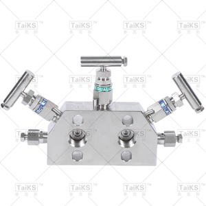 Collecteur à trois vannes haute pression en acier inoxydable 316, filetage interne, collecteur coplanaire 304, transmetteur de pression, vannes - Product Image 1
