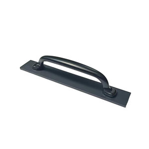 Manija de doble orificio de aleación de zinc negro mate para ventana y cajón, diseño industrial, fácil instalación, decoración de superficie - Product Image 1