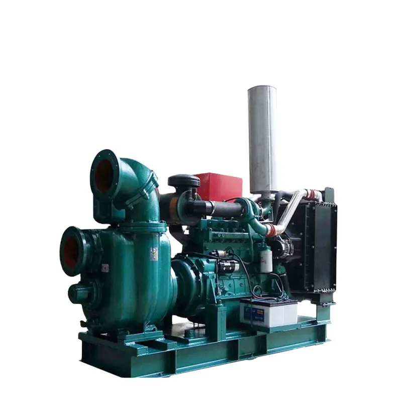 Pompe à eau électrique 220 v, 50 hp, système d'irrigation centrifuge auto-amortissant avec moteur diesel