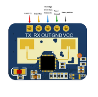 Hi-Link HLK-LD2410C Nieuwe Mm Golf Met Ble Ondersteuning Ota Upgrade 24Ghz Fmcw Menselijke Aanwezigheid Detectie Radar Module Hoge Gevoeligheid