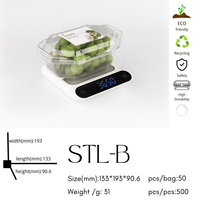 Boîtes à fruits et légumes en gros, contenants alimentaires, boîtes à fruits en plastique jetables