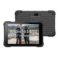 Tablet PC Industrial Android Emdoor T86X de 8 Pulgadas, Resistente a Impactos, con SDK, Lector NFC, Octa Core MTK, 4G, GPS, IP67, Resistente al Agua