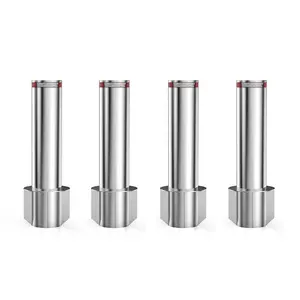 Bollard de protection contre les collisions de stationnement en acier inoxydable 6mm 219mm 304 fixe