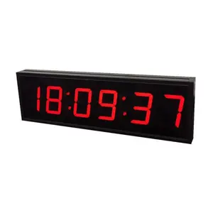 SHUTAI 5 Inch 6 Digits Led Digital Hours Minutes Seconds Countdown Timer Clock WIFI NTP GPS Synchronization Clock