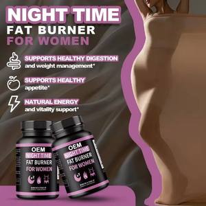 Cápsulas Quemagrasas Nocturnas para Mujeres, con Frijol Blanco, Café Verde y Melatonina, Apoyo para el Control de Peso, Marca Privada OEM, 60 Cápsulas - Product Image 5