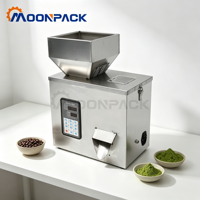 Moonpack MPGF-500 Afvulmachine voor maïsgranen, gedroogd fruit, peperkorrels, melkpoeder, weegafvulmachine