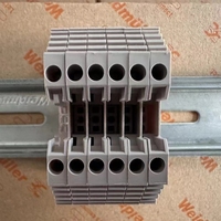 Nouveau Bloc de jonction Weidmuller WDU2.5 Original 1020000000 2,5 mm² pour rail DIN, borne de câblage traversante à vis, en stock