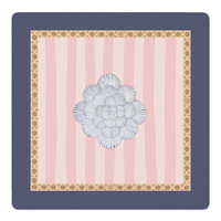 Tapis de protection de table pliable antidérapant Seafoam Coastal Shell Collection 80x80cm 3mm d'épaisseur pour Mahjong