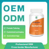 Capsules de berbérine OEM |    Gummies de racine de valériane certifiées pour la santé intestinale, formule bien-être à base de plantes, fabricant OEM ODM
