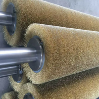Rouleau brosse métallique industriel DIY OEM pour l'élimination de la rouille et le polissage des métaux – Tailles personnalisées disponibles – Marque Shenzhou SZ-026