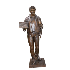 Estatua conmemorativa de Carlo <span class=keywords><strong>Acutis</strong></span>, escultura de bronce de tamaño real personalizada, regalo religioso para iglesia, estatuilla católica de jardín al aire libre - Product Image 6