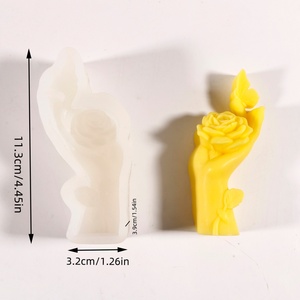 Molde de Silicona para Velas Aromáticas con Diseño de Mariposa TangChu Posada en un Dedo - Product Image 6