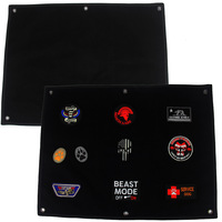 Affiche d'affichage de stockage d'insigne de Velcro EDC panneau tactique brassard tissu de finition affichage mural suspendu pour les produits de chasse