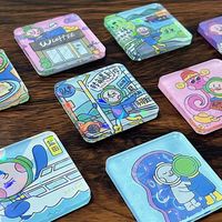 Aimant de réfrigérateur en acrylique OEM, impression personnalisée d'images, autocollant magnétique pour la promotion touristique, décoration de la maison et de la cuisine