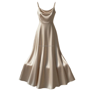 Vestido <span class=keywords><strong>de</strong></span> <span class=keywords><strong>Gala</strong></span> Largo <span class=keywords><strong>de</strong></span> Satén Personalizado para Damas, Elegantes <span class=keywords><strong>Vestidos</strong></span> <span class=keywords><strong>de</strong></span> Noche <span class=keywords><strong>de</strong></span> Seda para Mujer - Product Image 5