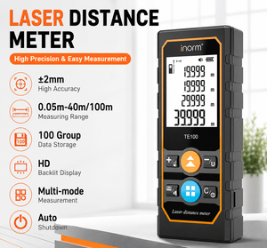 ODM INORM Hochpräziser Industrieller Laser-Entfernungsmesser 40m 60m 80m 100m Pythagoras Flächen- und Volumenmessung Mehrere Messmodi HD-Hintergrundbeleuchtung - Product Image 1