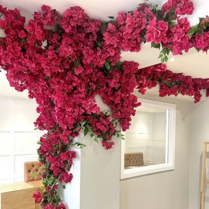 Usine En Gros 117cm Artificielle <span class=keywords><strong>Bougainvillier</strong></span> Soie Fleurs Triangle Fleur <span class=keywords><strong>De</strong></span> Prunier Branches pour La Décoration <span class=keywords><strong>De</strong></span> Magasin <span class=keywords><strong>De</strong></span> Noël - Product Image 1