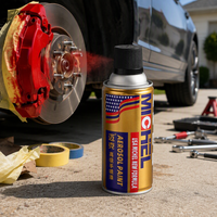 Cat Semprot Aerosol Tahan Suhu Tinggi 350ml Cepat Kering untuk Kaliper Mobil dan Permukaan Logam