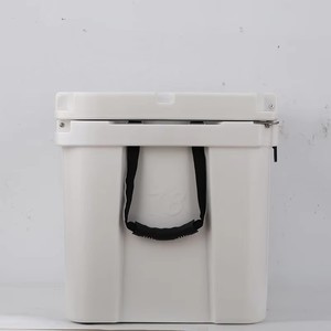Glacière isotherme double compartiment FEIYA 78L à <span class=keywords><strong>roulettes</strong></span>, rotomoulée, étanche, écologique, en LLDPE+PU, pour camping et extérieur, avec chaise intégrée - Product Image 3
