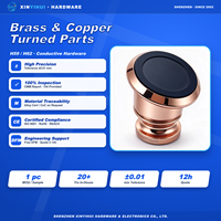 Raccords en cuivre en gros, conformes RoHS, en laiton, tolérance 0,01 mm, polis, filetés, pour châssis de robot AGV et trottinettes électriques