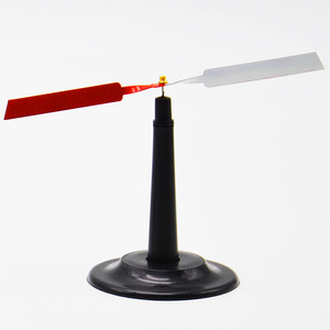 A pair of airfoil-shaped magnetic needles, J24008. These airfoil-shaped magnetic needles are used in <b>physics</b> experiments, as - Product Image 1