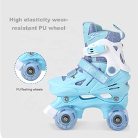 Chaussures de roller à roues lumineuses EACH Hot Sales Soy Luna, 4 roues, patins à roulettes réglables pour enfants