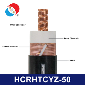 Chất lượng cao jinhong HCRHTCYZ-50 200m ngoài trời RF <span class=keywords><strong>7</strong></span>/8 "dây dẫn đồng & cao su lõi điện dây & Cáp - Product Image 2