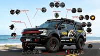Camioneta Ranger 2.3T 258HP con Tracción en las Cuatro Ruedas 360 °   Cámara para Chasis de Vehículo Todoterreno