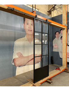 อเมริกันเมจิกประตู<span class=keywords><strong>บาน</strong></span><span class=keywords><strong>เลื่อน</strong></span>กับฮาร์ดแวร์ที่ซ่อนอยู่อย่างสมบูรณ์และติดตามประตูกระจกที่มีติด<span class=keywords><strong>ผนัง</strong></span>ระบบ<span class=keywords><strong>ซ่อน</strong></span><span class=keywords><strong>เลื่อน</strong></span> - Product Image 6