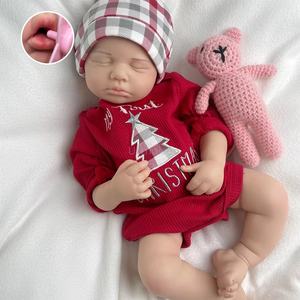 Силиконовые Водонепроницаемые гибкие мягкие силиконовые куклы для новорожденных девочек, 20 дюймов - Product Image 1
