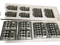 30 moule de caisse d'oeufs pour la machine de fabrication de plateau d'oeufs, moules de plateau d'oeufs en plastique, moules de plateau d'oeufs en aluminium