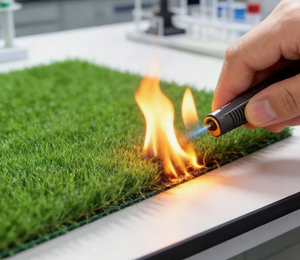 หญ้าเทียมโพลีเอทิลีนความหนาแน่นสูง ความยาวขน 30 มม. สีเขียว กว้าง 4.0 ม. ติดตั้งง่ายสำหรับจัดสวนหลังบ้าน - Product Image 6