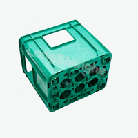 Longshenghe caisses à bière empilables en plastique HDPE 24 bouteilles boîte solide logistique Transport et stockage à vendre caisse d'occasion