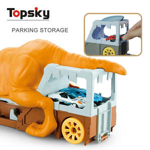 Nuevas llegadas, vehículos de transporte portátiles educativos, camión de aleación con temática de animales, coche de juguete de plástico para niños - Product Image 4