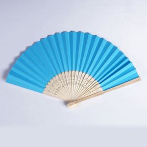 Abanicos de Mano Portátiles de Bambú para Invitados de Boda, Diseño de Arte Folclórico Tallado y Pintado, Recuerdo para Fiesta de Navidad - Product Image 6