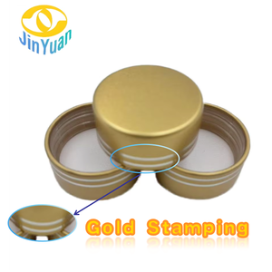 Bouchon en aluminium-plastique avec partie en plastique, texte/logo/motif estampé or latéral, pour Vodka Whisky Tequila Brandy - Product Image 1